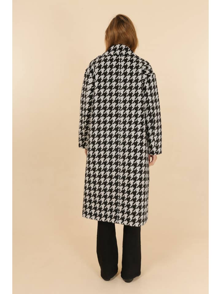 Attentif Paris – wholesale Rock - Dam – Houndstooth-mönstrad kappa7