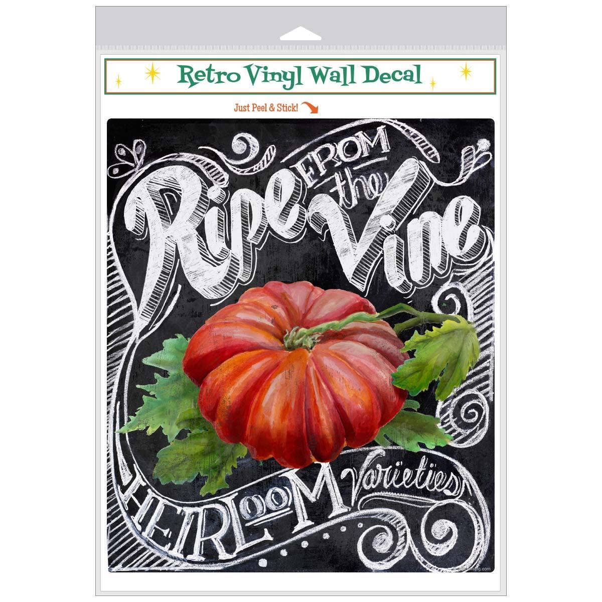 RetroPlanet - Wholesale Wall Decal/Stickers - Tomato Ripe from the Vine Chalk Art Wall Decal1