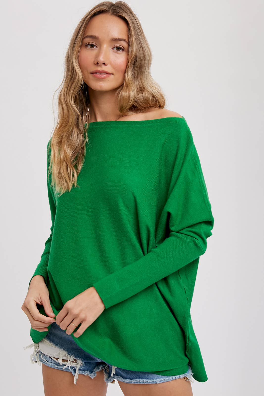 Bluivy - Wholesale Tunic - Women's - FLOWY BOATNECK DOLMAN TUNIC - ST. PATRICK'S DAY61