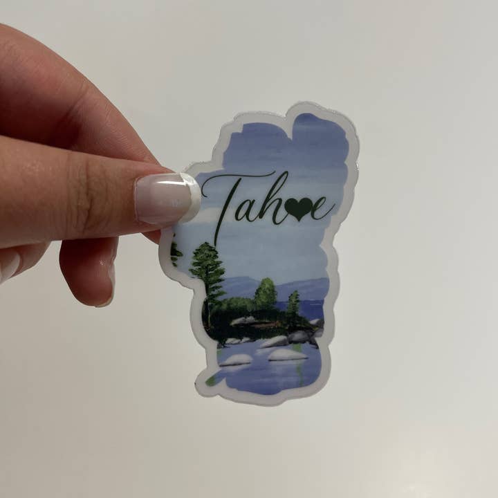 The Stylish Scribe - Vente Autocollant - Autocollant Lake Tahoe Love