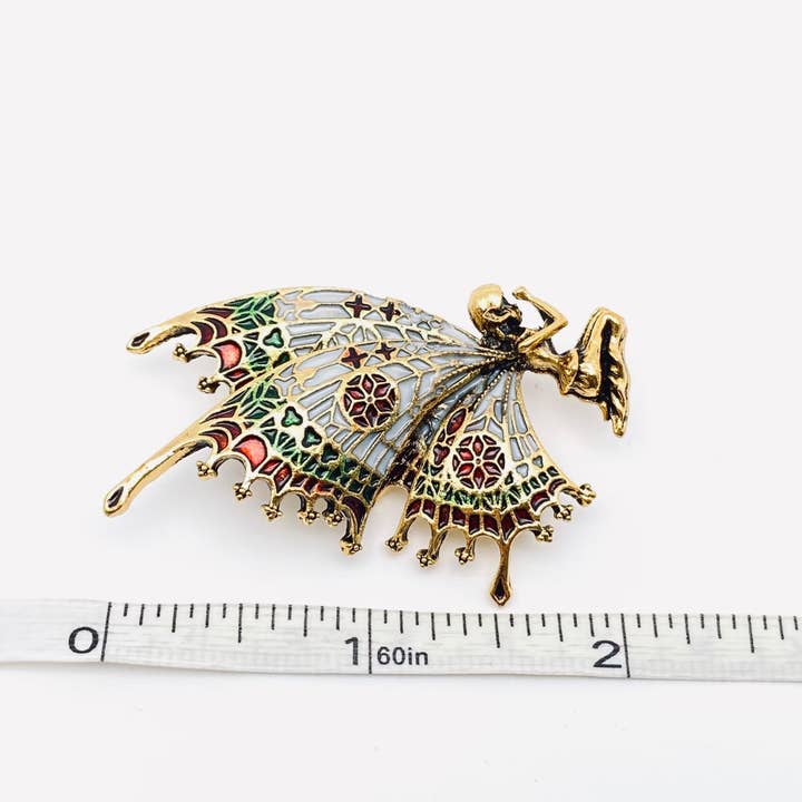 Mio Queena - Wholesale Brooch - Enamel Prayer Butterfly Fairy Brooch4