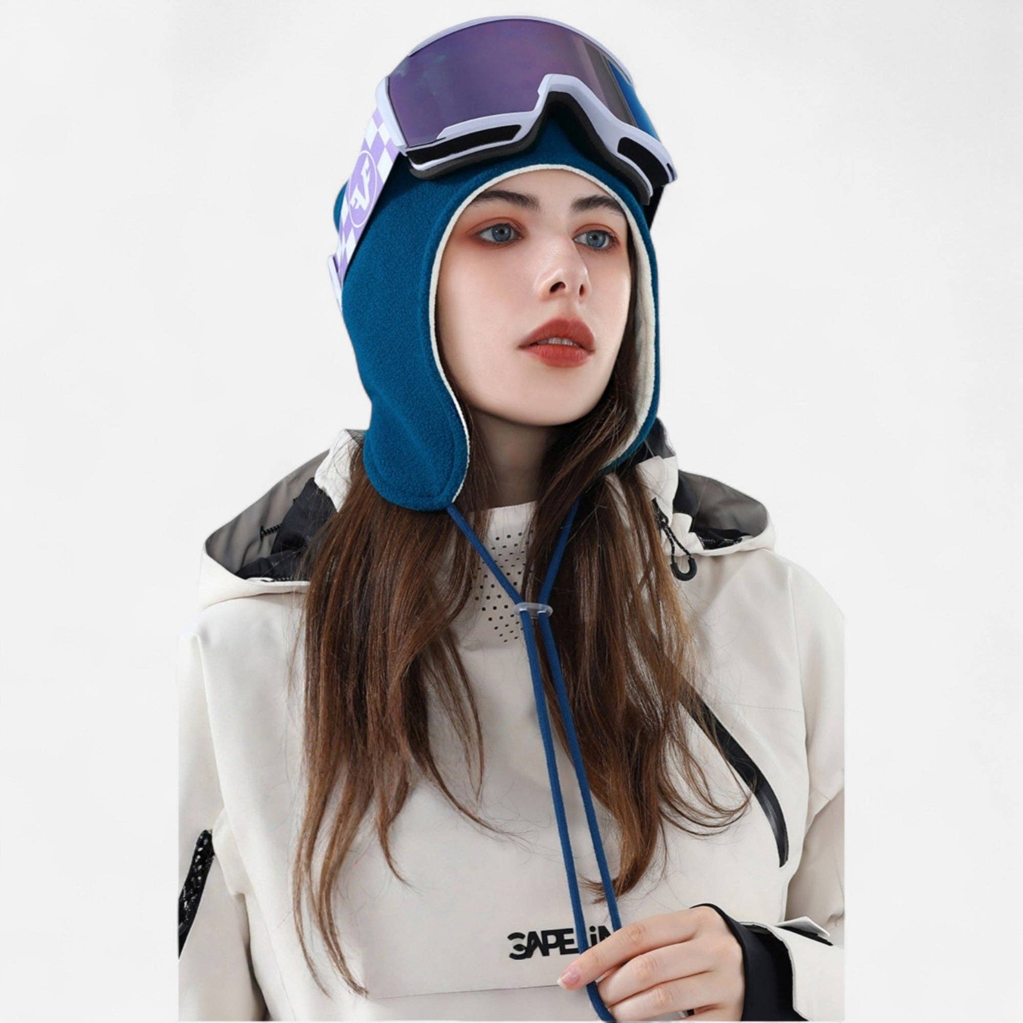 AK Brand - Vente Bonnet – unisexe - Bonnet unisexe en polaire avec cache-oreilles et sangles de menton réglables et so1