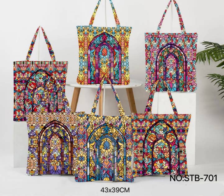 Nola by bijusol – wholesale Tote bag – Women's – Cotton printed bags Stb-701