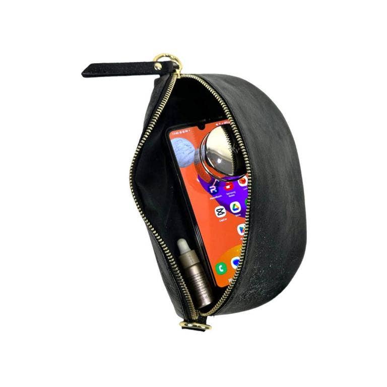 Chenson & Gorett - Vente Sac ceinture – femme - Sac banane compact en cuir italien pour femme. Promotion en ligne.8