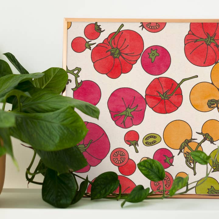 Brooke Finally - Wholesale Art Print - 8x8 Tomato Print2