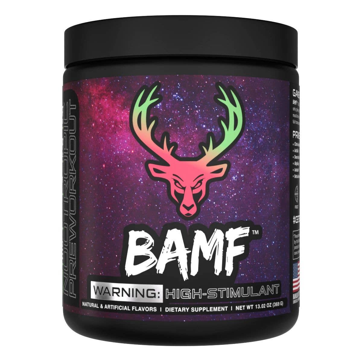 Campus Protein - Wholesale Protein/Superfood Powder - Bucked Up BAMF Pre Workout6
