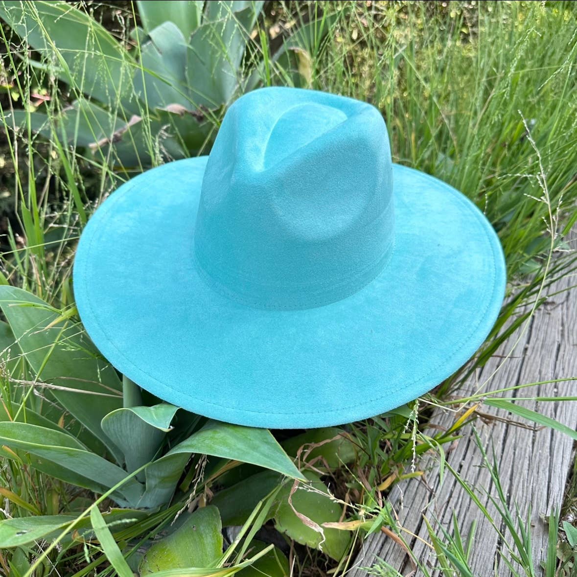 One and Only Accessories - Wholesale Fedora - Women's - Best seller Fashion Classic Wide Brim Suede Primium  Hat 3