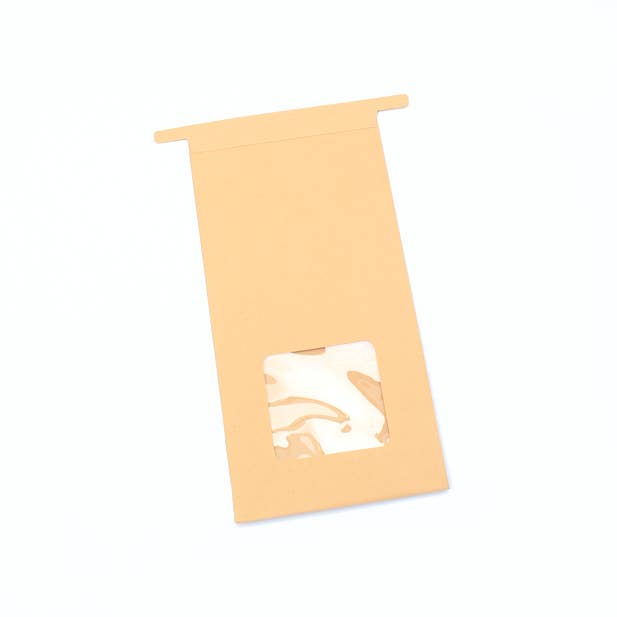 Inca UK - Vente Pochette cadeau - Sac en papier kraft 20,5 x 11 x 4 cm avec fenêtre et fermeture à fil3