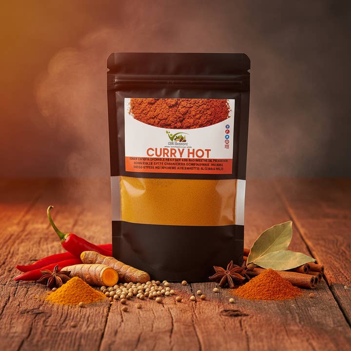 Cibobenessere - Wholesale Protein/Superfood Powder - Hot Curry Powder1