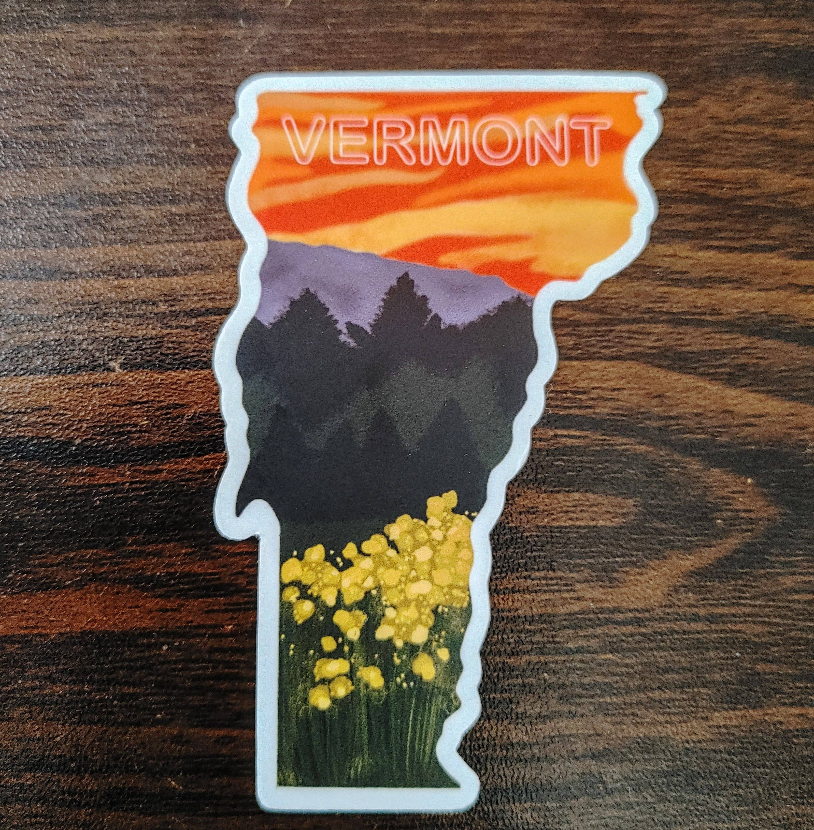 MADE BY DEE MARIE LLC – wholesale Klistermärke – Vermont sommar klistermärke1