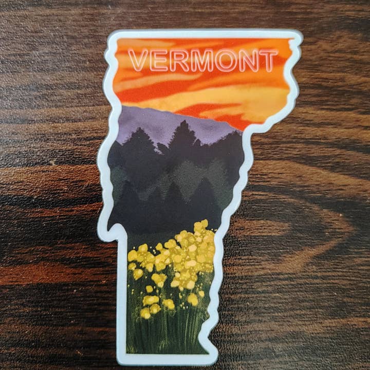 MADE BY DEE MARIE LLC – Adesivo por atacado – Autocolante Vermont Verão1