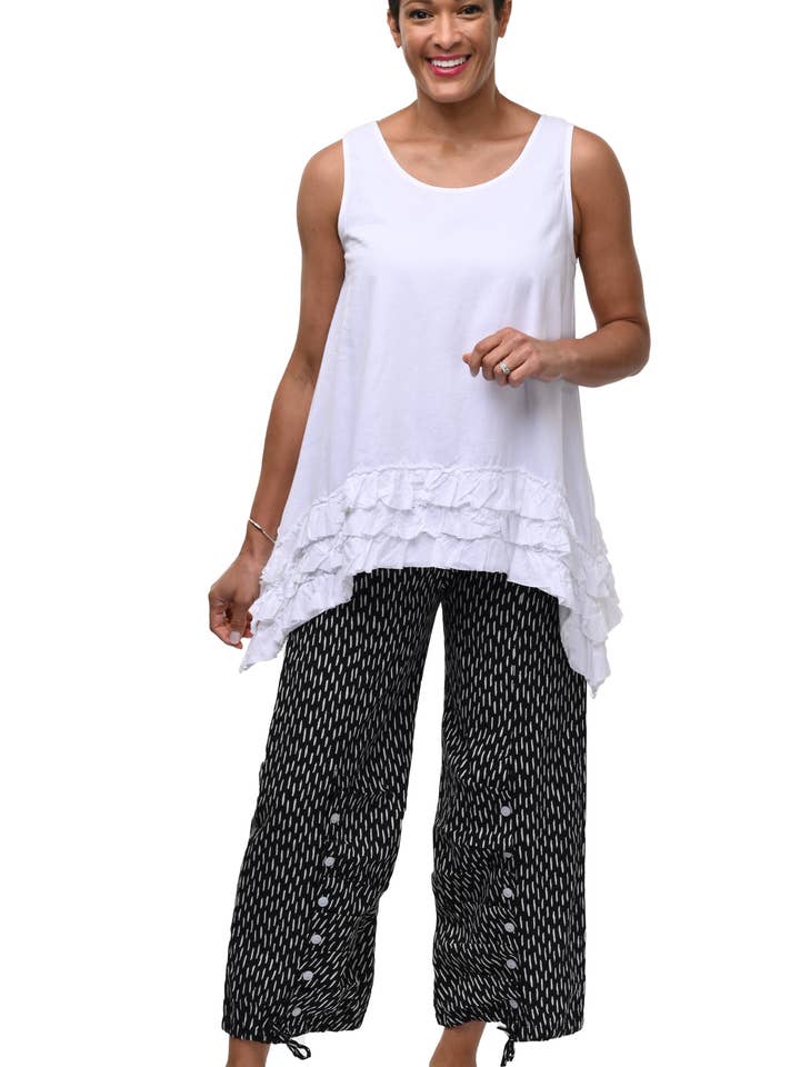 Tanque Lily CV3 em Branco* por atacado de Tulip Clothing