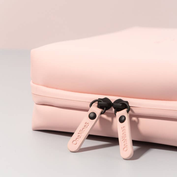 OneNine5 - Wholesale Toiletry Bag - Women's - Eco Travel Wash Bag, Komodo Pink7