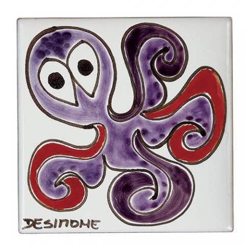 Ceramiche De Simone - Vendita all'ingrosso Mattonelle - Tozzetto Folk Polpo TZT685FK-030