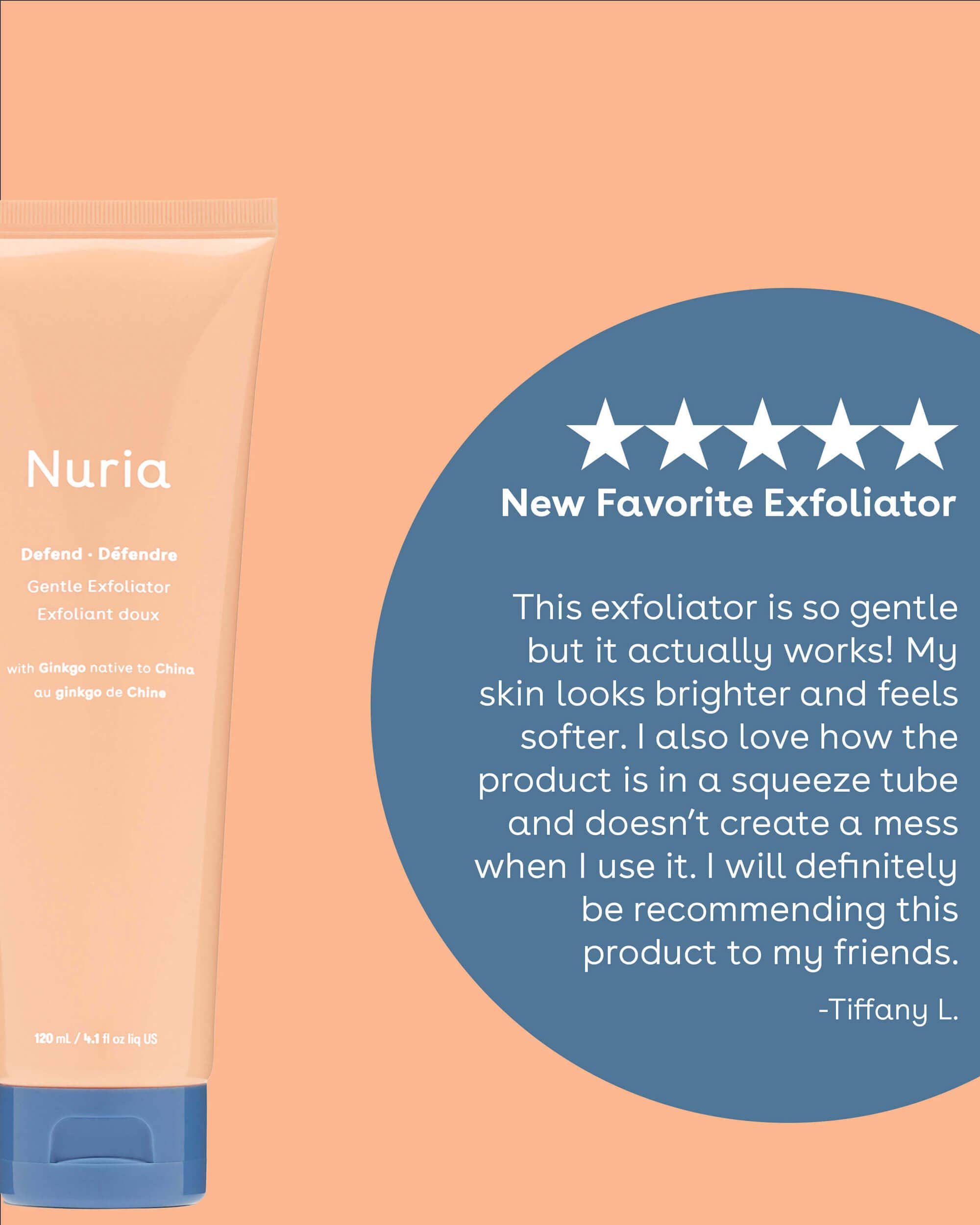 Nuria - Wholesale Facial Exfoliant/Scrub - Defend Gentle Exfoliator8