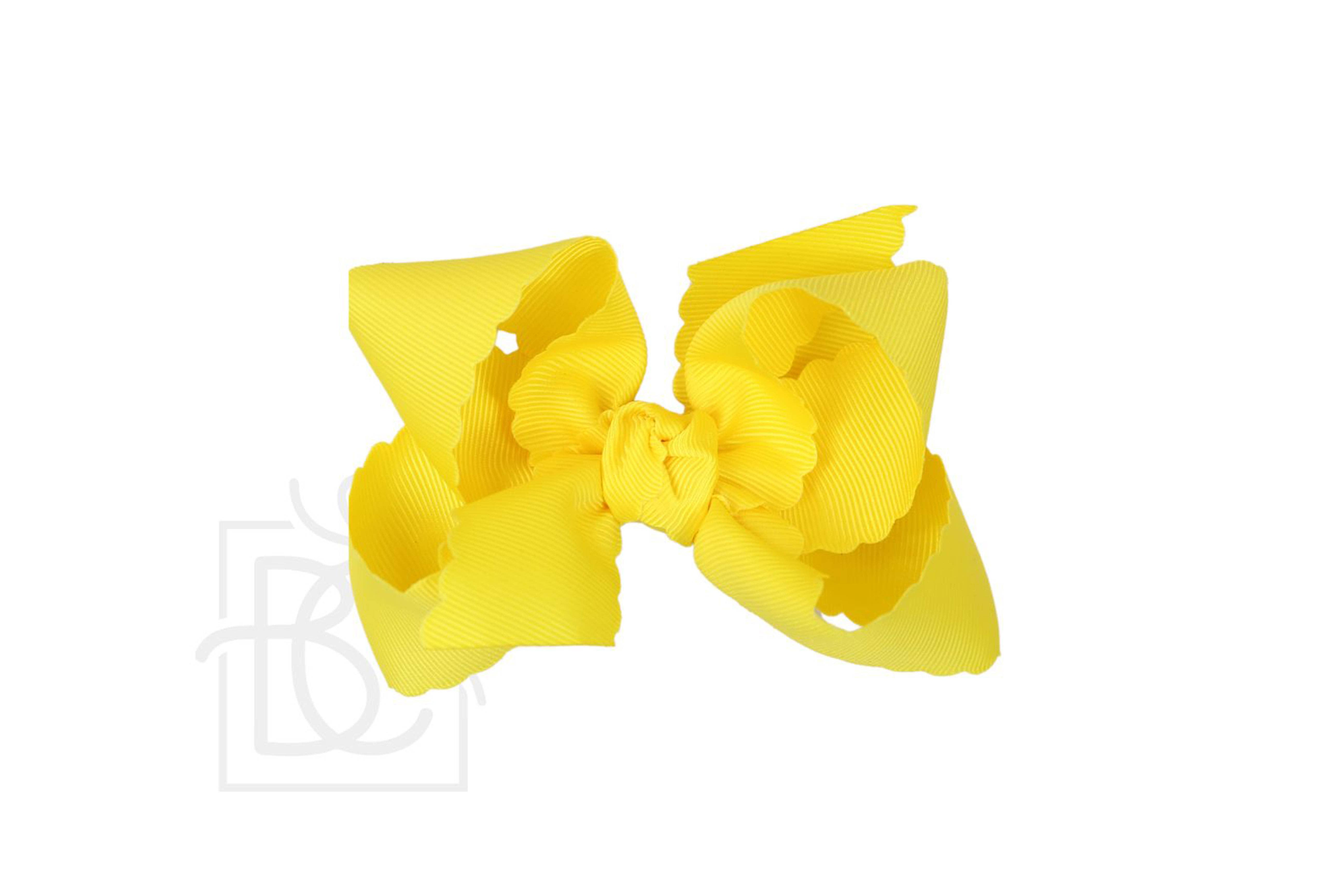 Beyond Creations, LLC – wholesale Hair bow – Kids – SCALLOPED EDGE BOW69