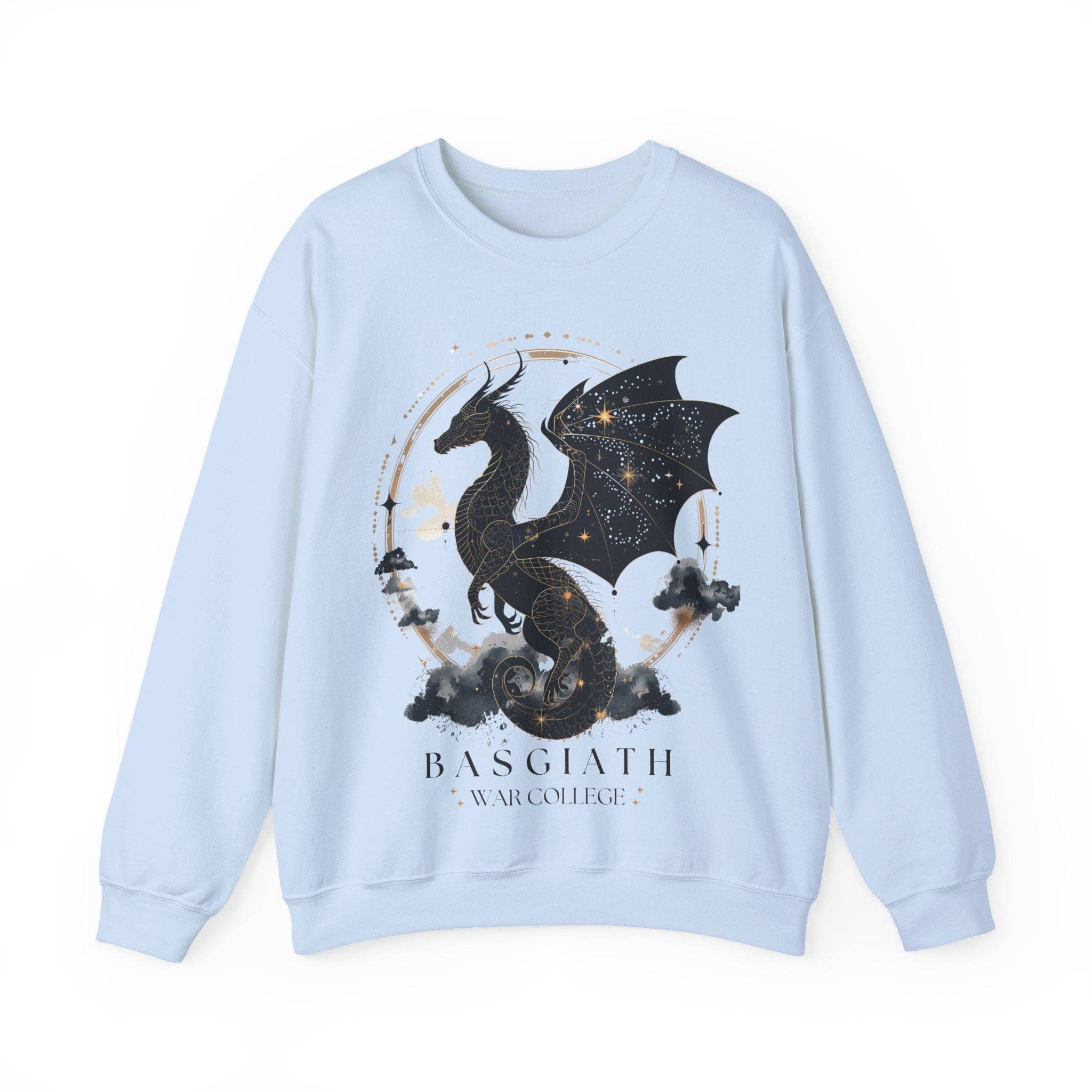 MagicMerchEmporium - Wholesale Graphic Sweatshirt - Unisex - Black Dragon Basgiath Sweatshirt8