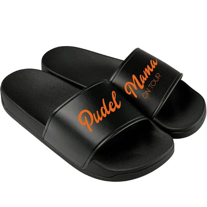 negro Chanclas personalizables de venta al por mayor en Faire4