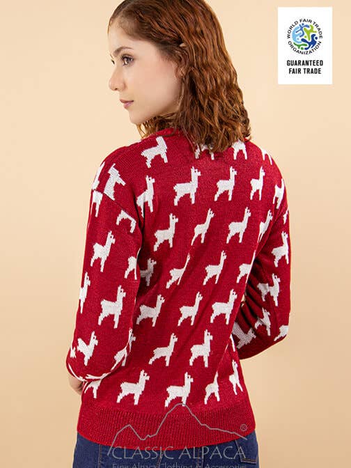 Dengland Alpaca Sweater for wholesale by Classic Alpaca