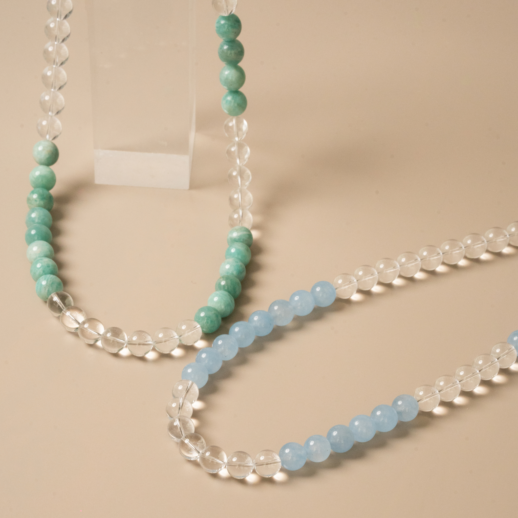 Factor Stories - Wholesale Beaded/Pearl Necklace - Aquamarine Necklace6