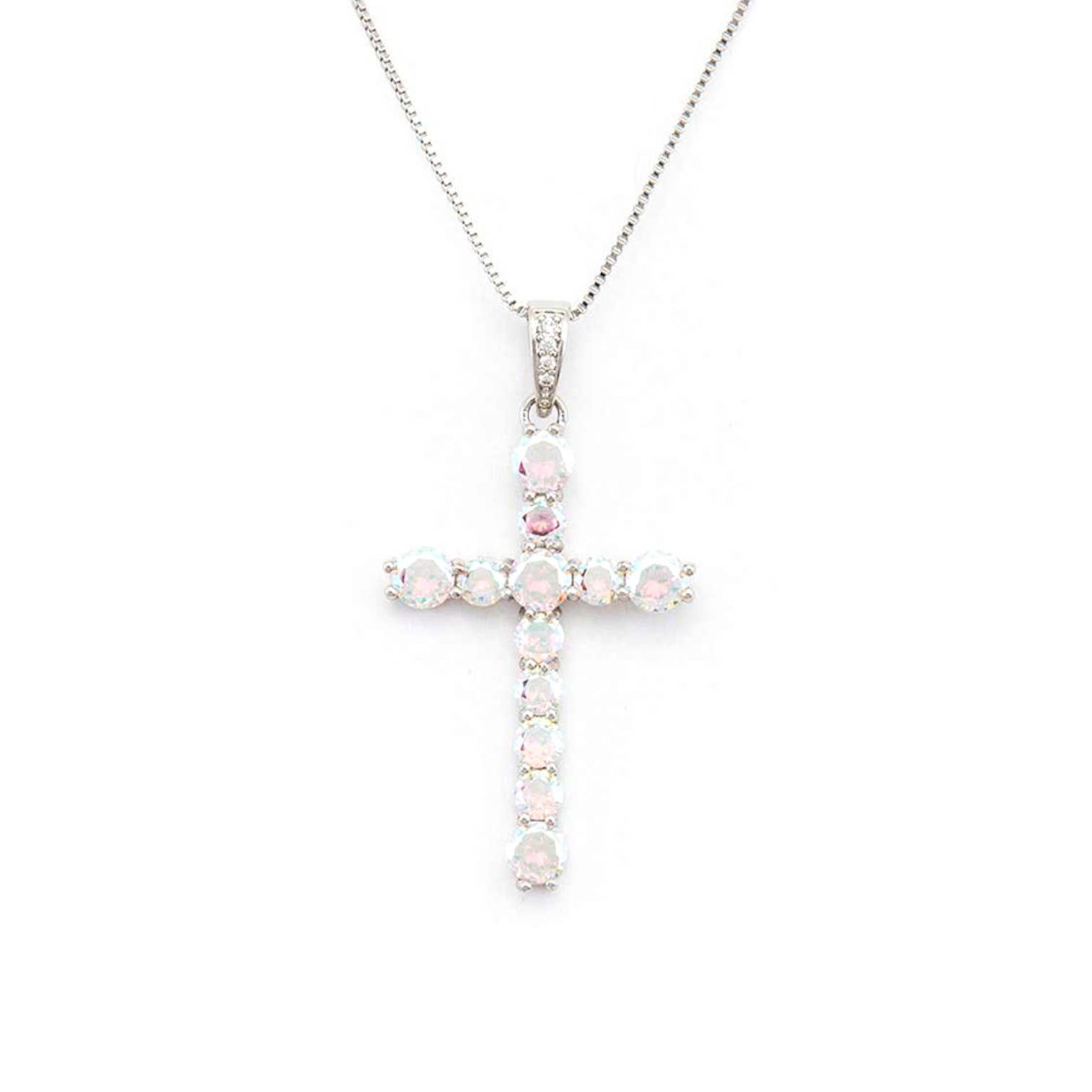 LA Jewelry Plaza - Wholesale Halskettinghanger - CZ kruis hanger ketting2