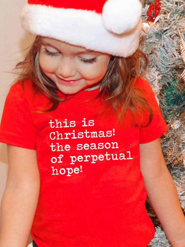 Zoe Creative Co - Vente Sweat-shirt à imprimés – femme - Chemise « This Is Christmas Perpetual Hope » pour femme et homme6