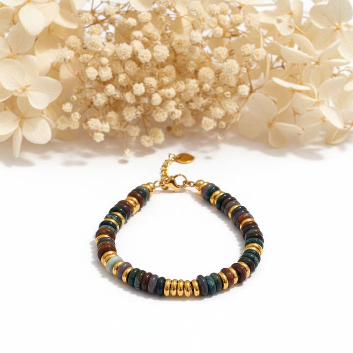 Indian Agate Stone Bracelet for wholesale by Produtos Namasté