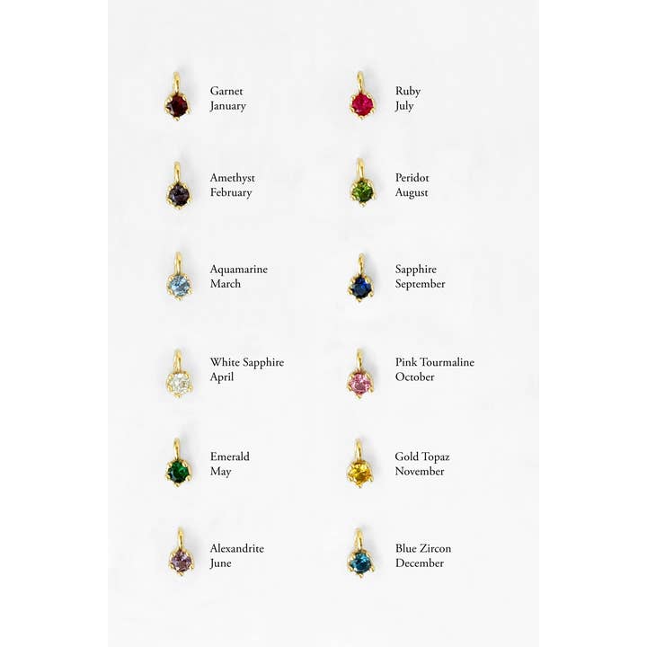 Kara Yoo - Wholesale Pendant/charm necklace - Birthstone Necklace4