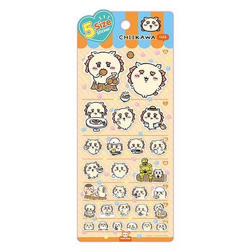 K-Wonderland - Wholesale Sticker - Chiikawa & Friends 5 Sizes Jelly Coating Deco Stickers 2