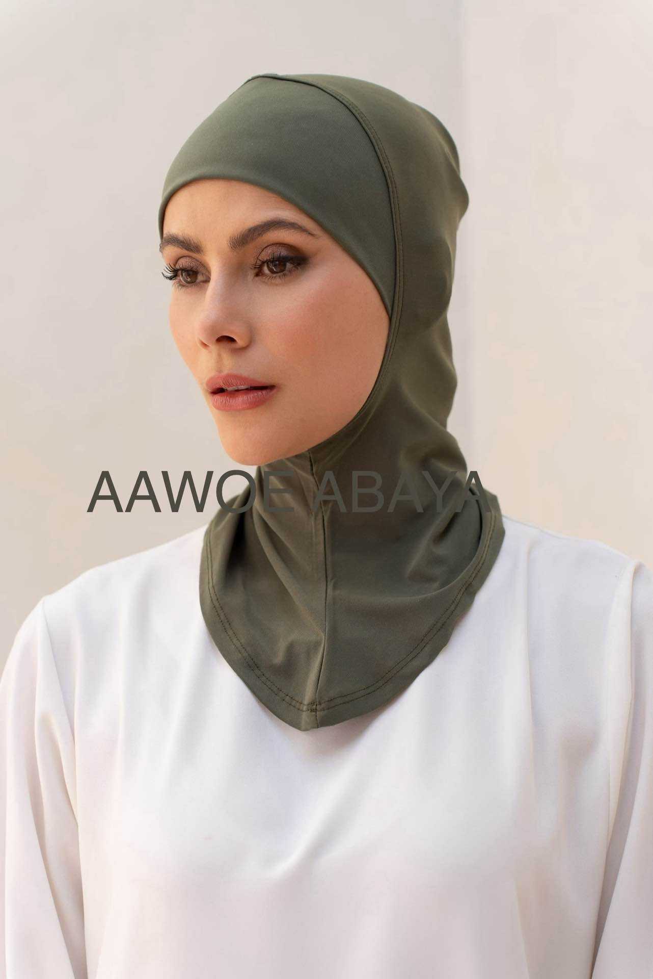 Aawoe Abaya – wholesale Hijab - Dam – Elegant hijabmössa med kaffekant - 228840