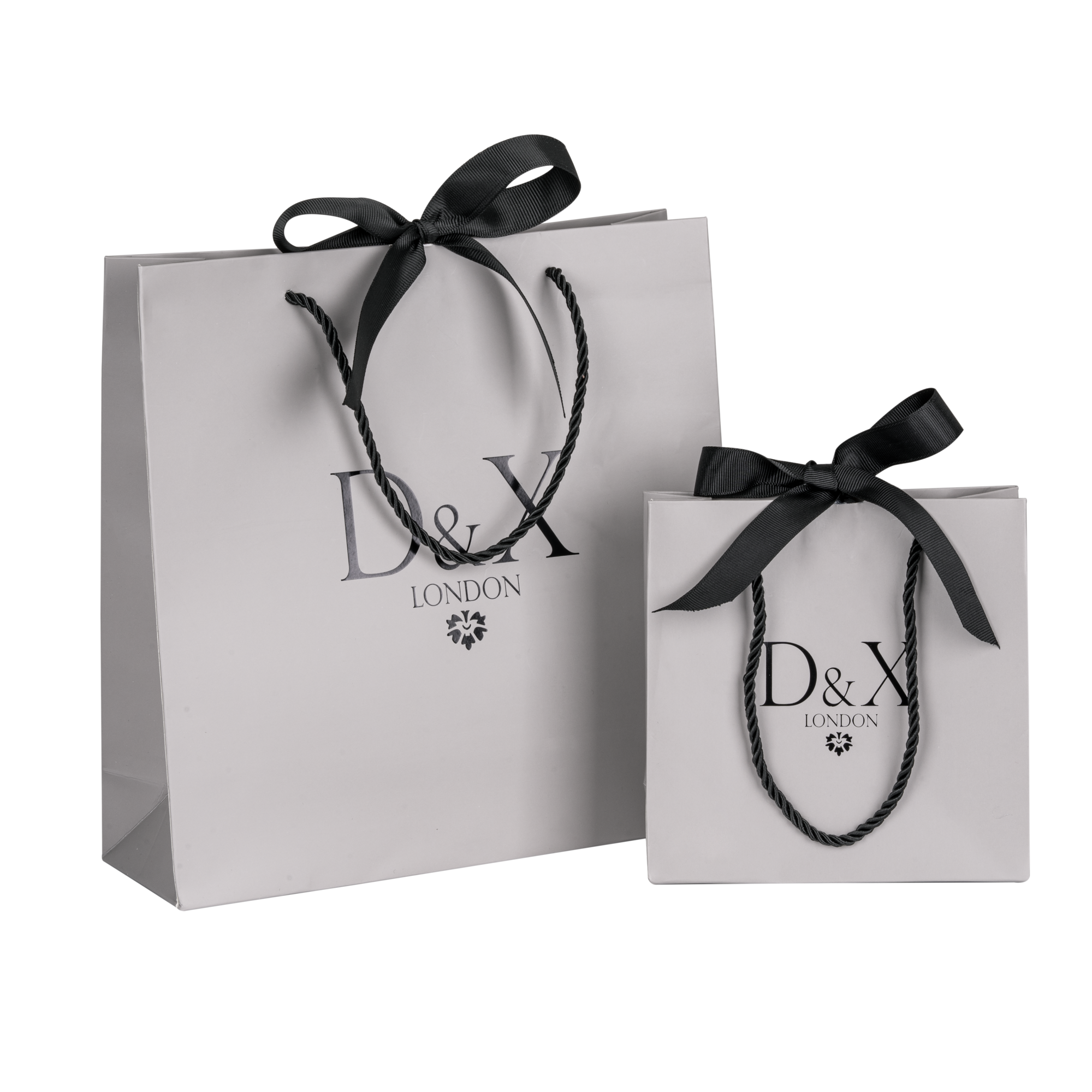 D&X Ltd - Wholesale Gift Bag - D&X Large Grey Gift Bag Packaging - individually sold4