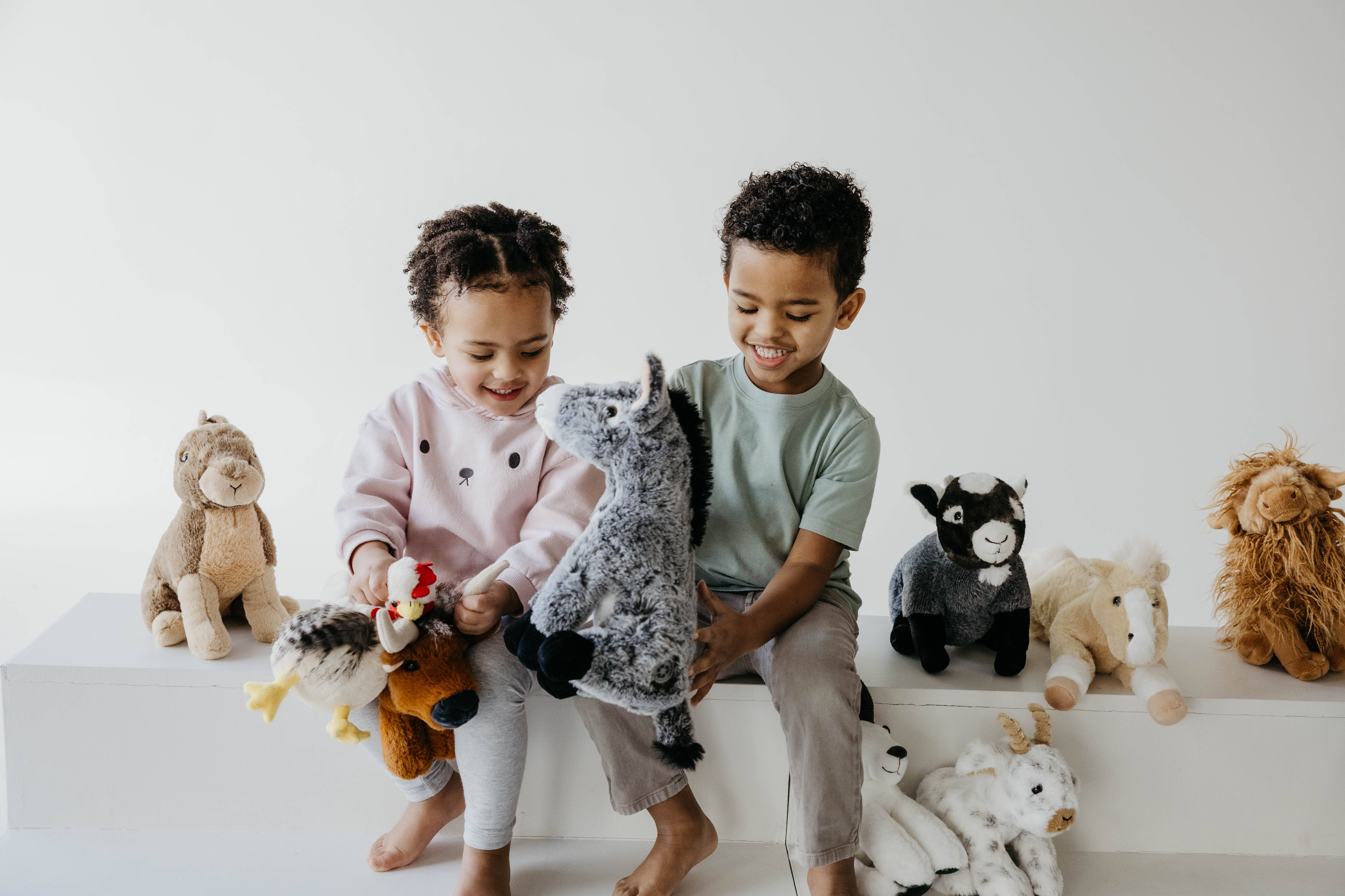 The Petting Zoo – wholesale Stuffed/plush toy – Kids & baby – 12" (28cm) Wild Onez Donkey Farm/Barnyard stuffed plush4