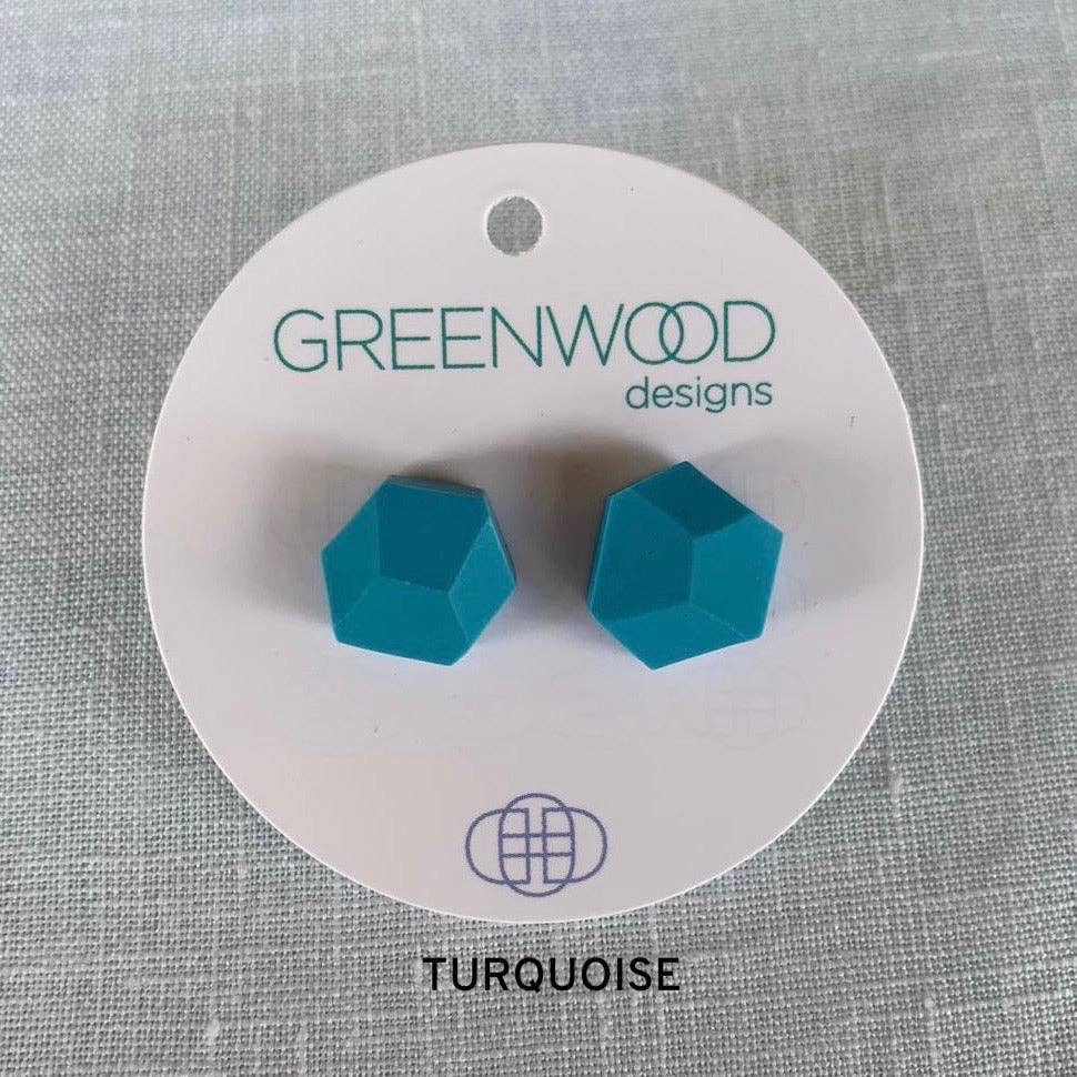Greenwood Designs - Wholesale Stud/post earrings - Plain Rock Earrings6