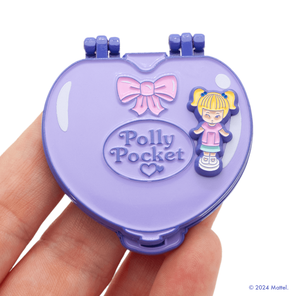 Little Shop of Pins - Wholesale Lapel Pin/Button - Polly Pocket Purple Compact Hinge Pin1
