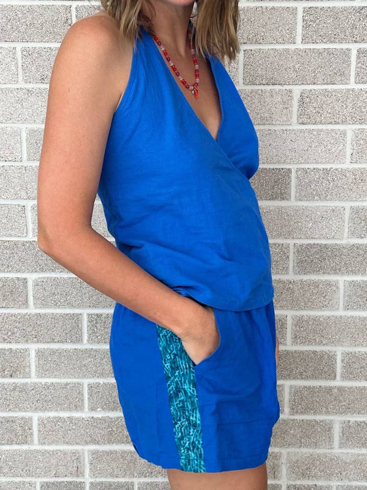 Top Cruzado de Cobalto para venta al por mayor de Amilita The Label