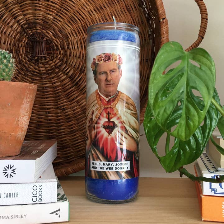 Saint Ted Hastings | Adrian Dunbar | Line Of Duty Prayer Candle for wholesale by Ain't Saint