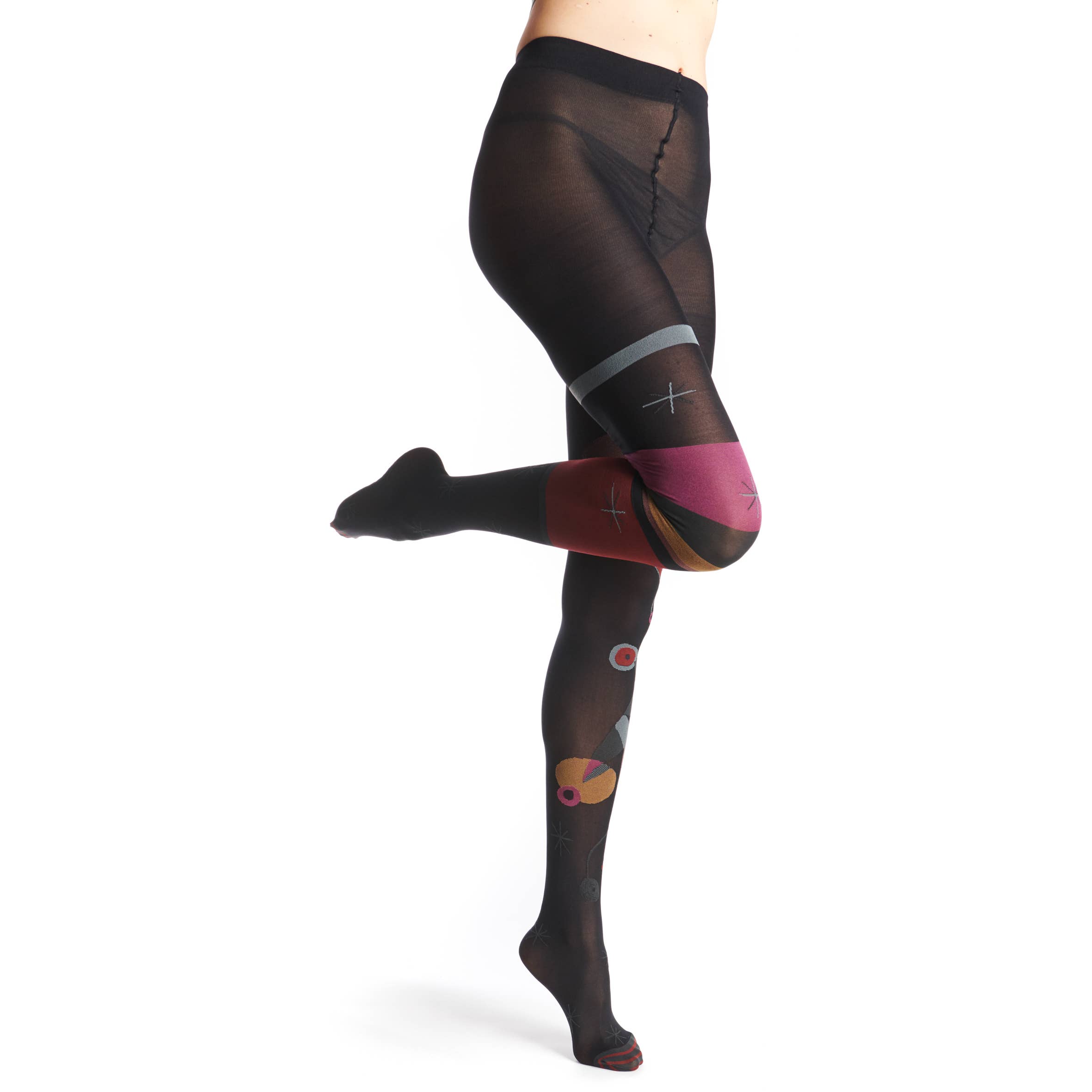 FIL DE JOUR - Wholesale Tights - Women's - 30 D Miro Asymmetric Tights1