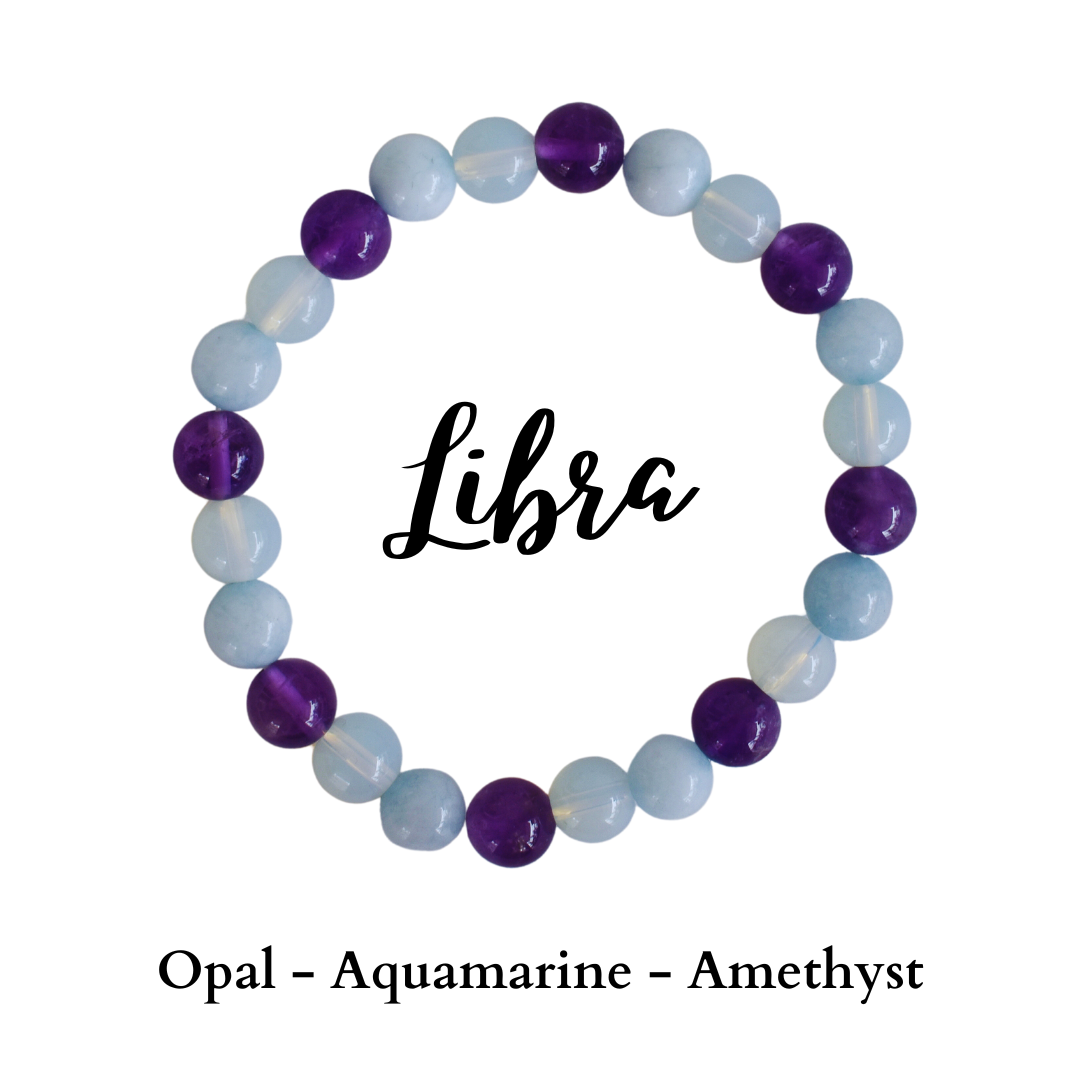 Soothing Crystals – Pulseira de missangas por atacado – Pulseira do Zodíaco | Virgem | Pulseiras de Pedras Curativas15