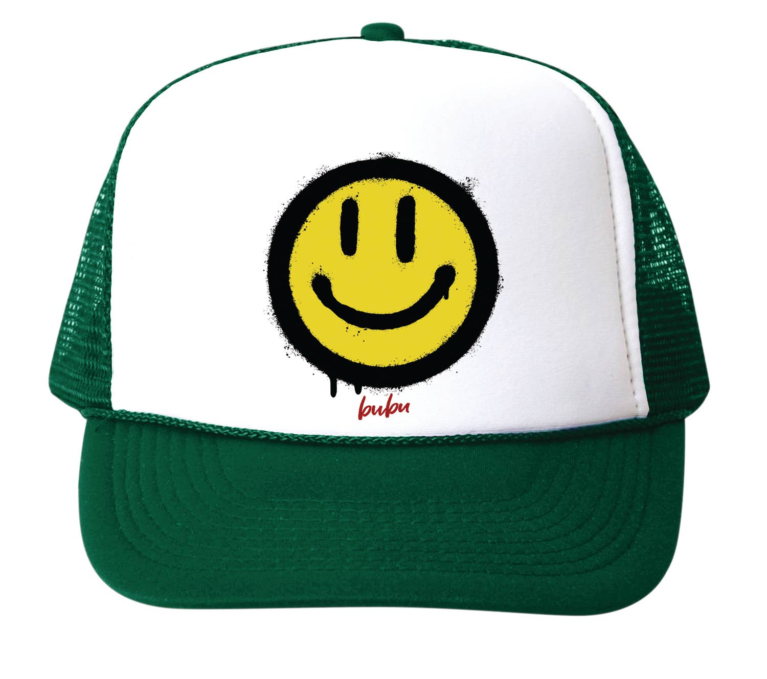 Bubu - Wholesale Trucker Hat - Unisex - All Smiles Smiley Face Trucker Hat2