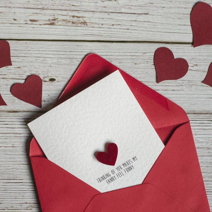 Funny Valentines Card For Boyfriend Girlfriend Husband Wife for wholesale by Two Little Hearts