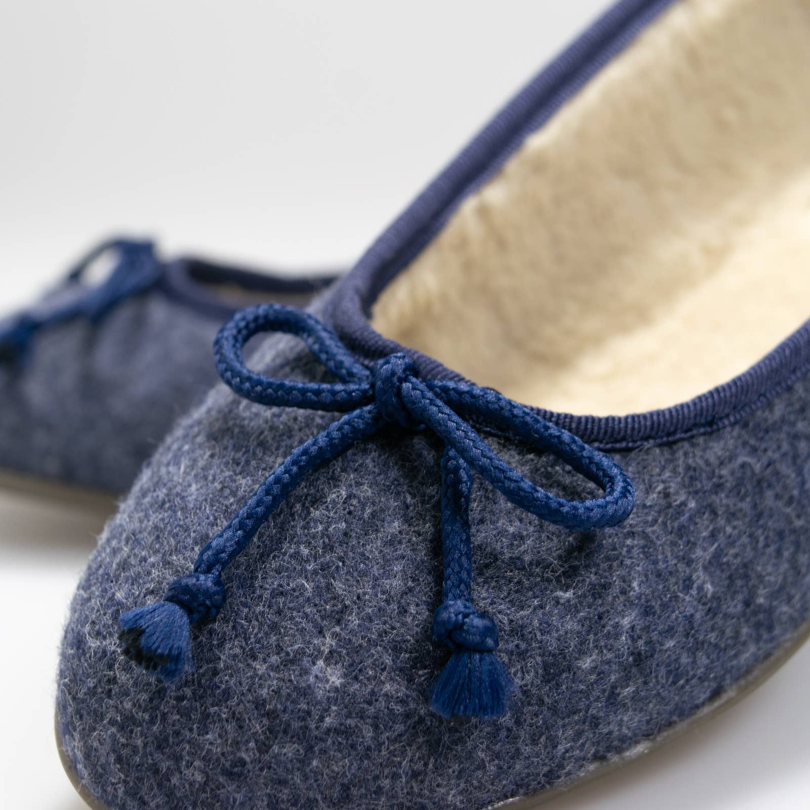 HAIKON HADA - Wholesale Slippers - Women's - Marine felt ballerinas. Recycled house slippers.6