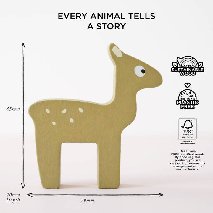 Le Toy Van, Inc. - Wholesale Wood Toy - Kids - Woodland Stacking Forest Animals & Bag5