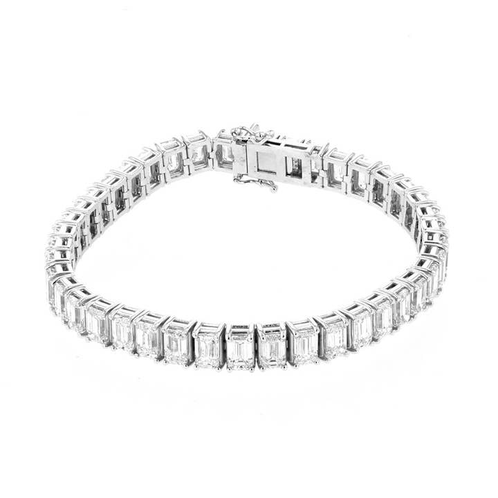 14kt White Gold Diamond Tennis Bracelet for wholesale by NYMAN JEWELERS