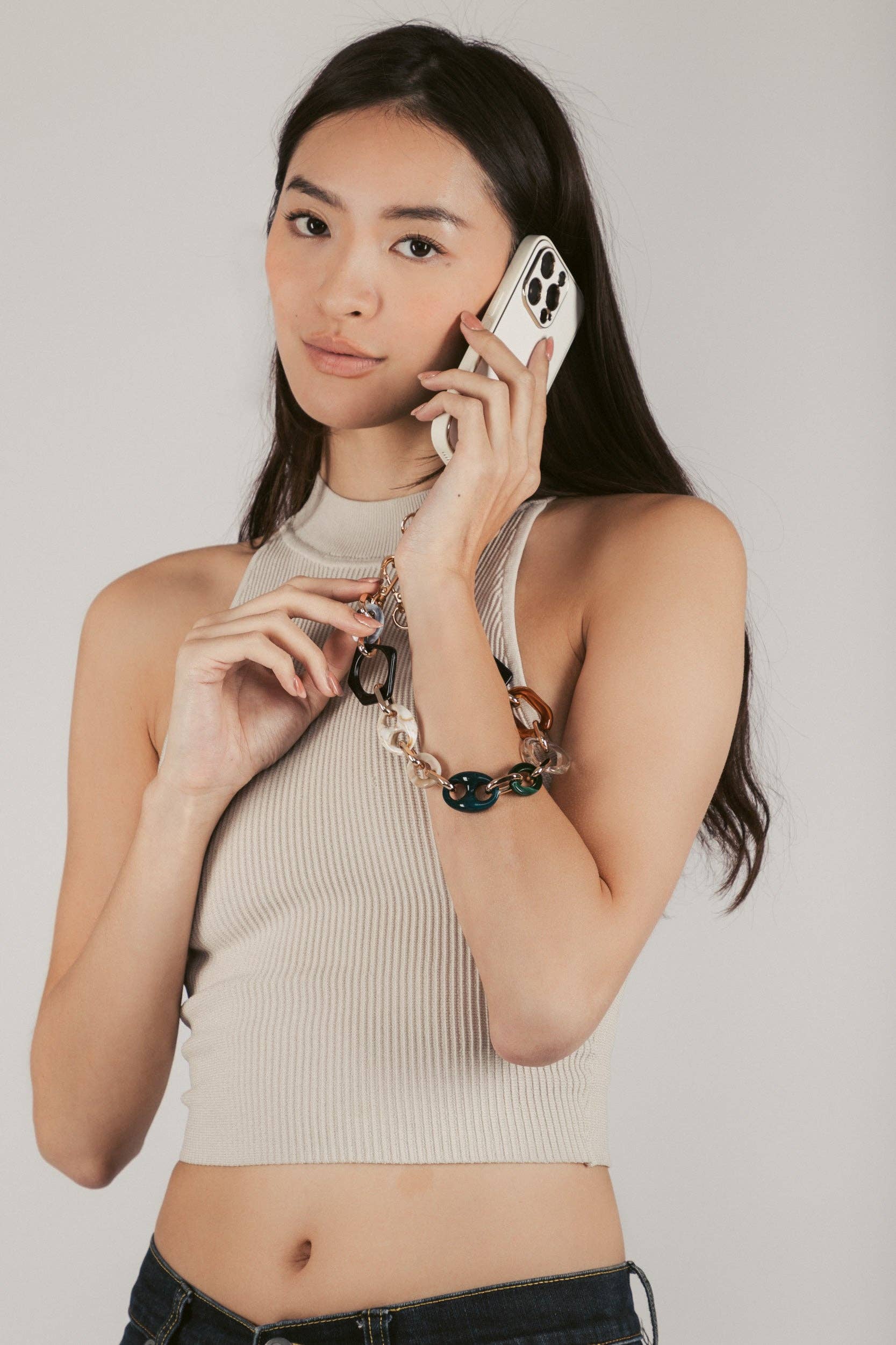 Eye Candy Los Angeles - Venta al por mayor Correa para móvil - Ariana Colgante de Teléfono con Enlaces Variados1