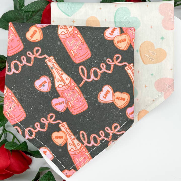 Bandana pour chien Soda-Lightful pour la vente par Moonlit Pups