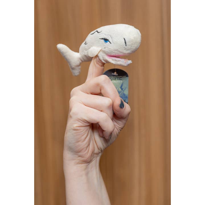 Unemployed Philosophers Guild – Fantoche de dedo - Crianças e bebés por atacado – Marionete de dedo Moby Dick2