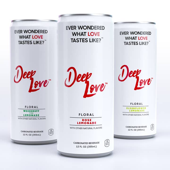 Deep Water USA Inc. "Maker of Floral Beverages" - Wholesale Soda/Carbonated Drink - Deep Love -Floral Lemonades- No Added Sugar + All-Natural-