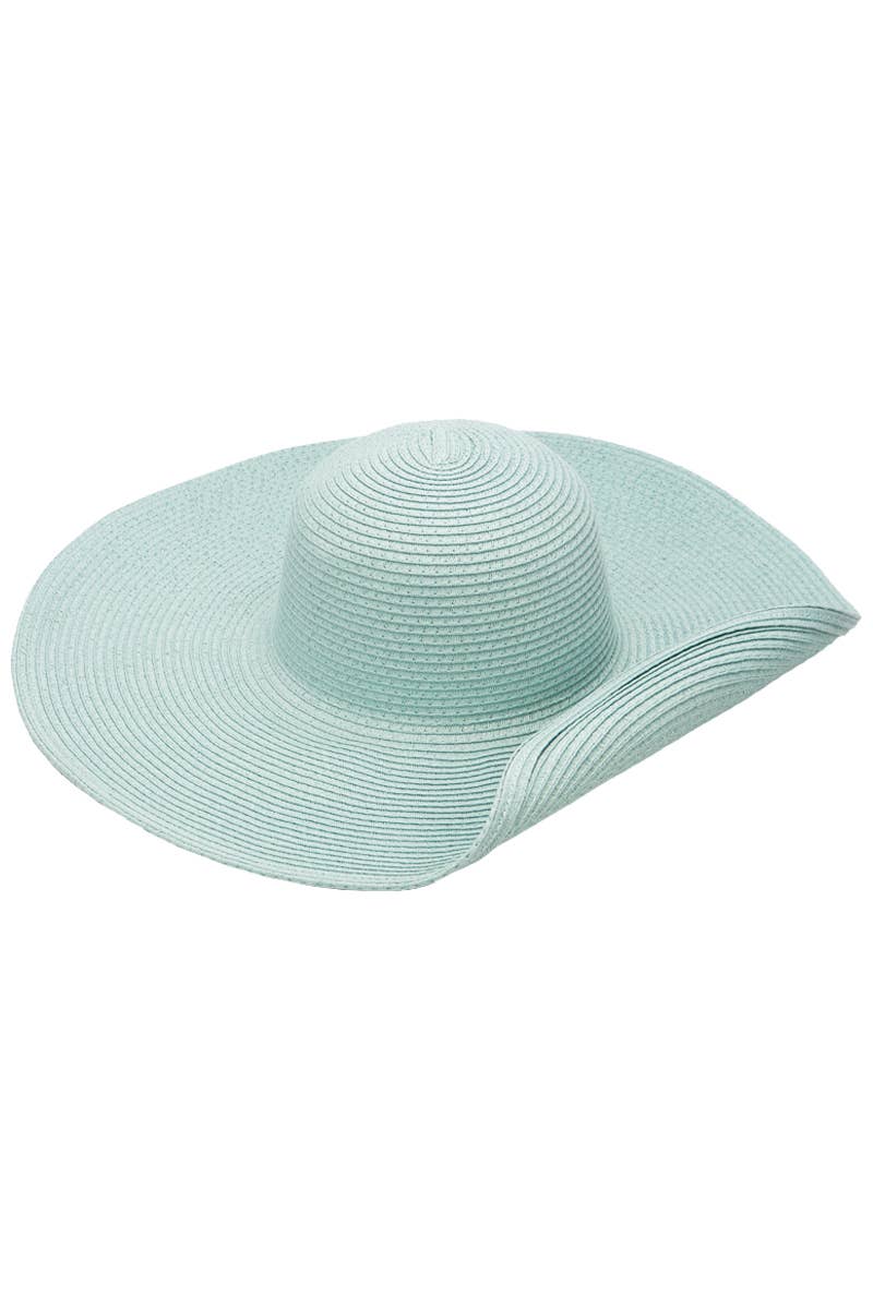 Cap Zone - Wholesale Straw Hat - Women's - Wire Brim Straw Beach Sun Hat66
