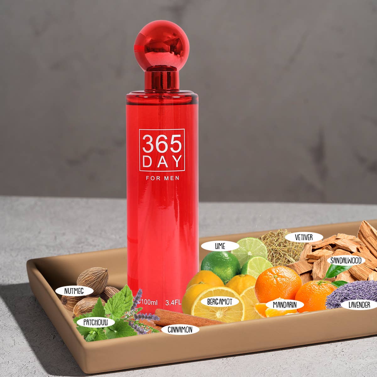 MYS Wholesale Inc - Wholesale Cologne Spray - 365 Day For Men Red Spray Cologne Eau de Toilette For Men1