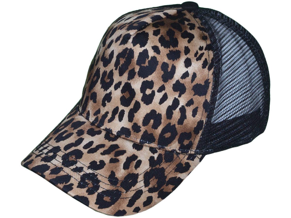 Buck Wholesale - Wholesale Trucker Hat - Women's - Animal Print Trucker Hats - BK Caps Fashion Leopard Zebra1